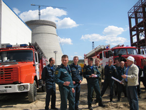 «Атомэнергопроект» и пожарные провели совместные занятия