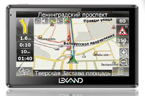 Навигатор с GPRS-модемом и 6-дюймовым WVGA-экраном
