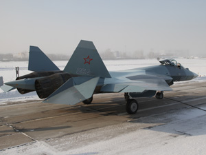Т-50-4 совершил перелет в Жуковский